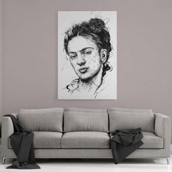 Frida - tableau sur toile avec espace d'ombre 3