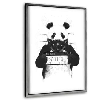 Bad Panda - image sur toile avec espace d'ombre 26