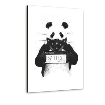 Bad Panda - image sur toile avec espace d'ombre 25