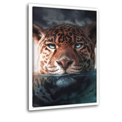 Underwater Jaguar - Canvas with shadow gap