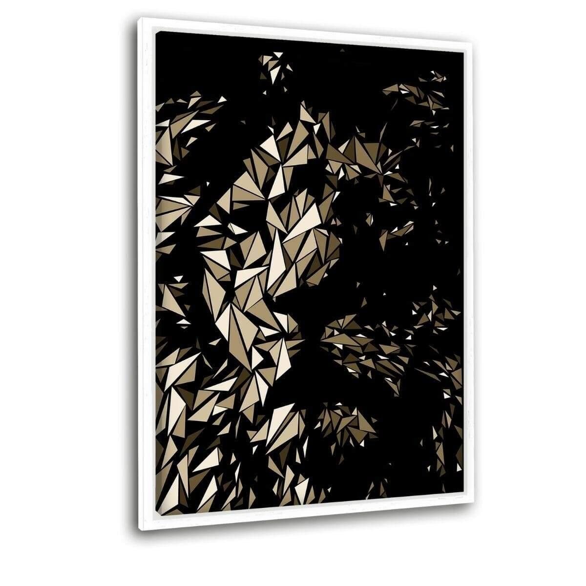 The Lion - Leinwand mit Schattenfuge