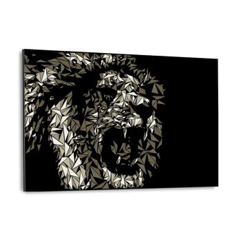 Le Lion #2 - Toile avec espace d'ombre 6