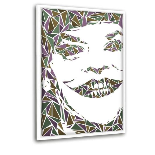 The Joker #2 - Leinwandbild mit Schattenfuge