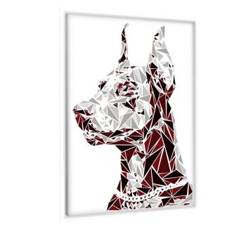 Le Doberman - Toile avec joint creux 1