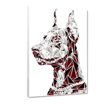 Le Doberman - Toile avec joint creux 4