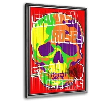 Skulls And Roses - Toile avec espace d'ombre 27