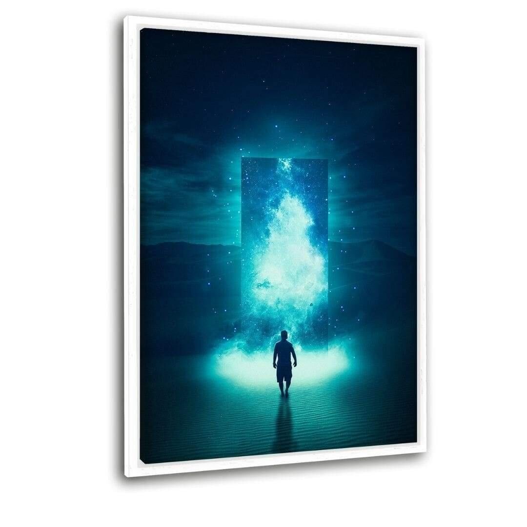 Space Gate - quadro su tela con spazio d'ombra