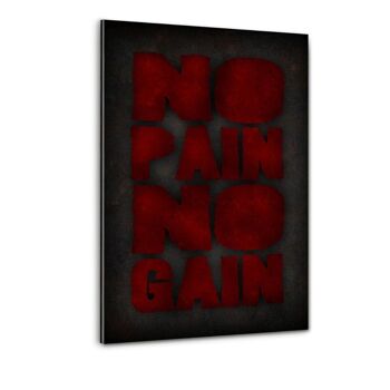 No Pain no Gain #2 - Toile avec espace d'ombre 25