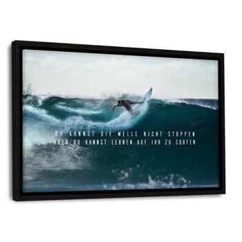 LEARN TO SURF - Toile avec joint creux 21