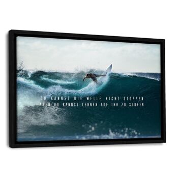 LEARN TO SURF - Toile avec joint creux 7