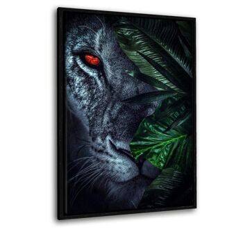 Jungle Lion #2 - Toile avec espace d'ombre 21