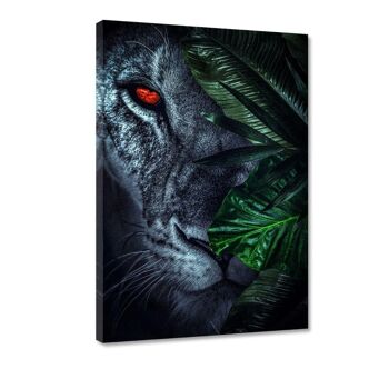 Jungle Lion #2 - Toile avec espace d'ombre 24