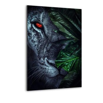 Jungle Lion #2 - Toile avec espace d'ombre 6