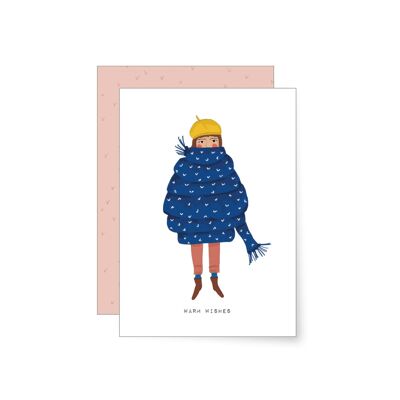 Warm wishes | Folded card