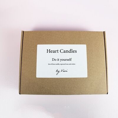DIY Box Heart Candle