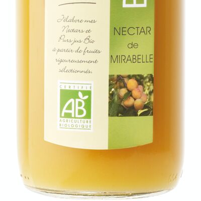 Organic mirabelle plum nectar 75cl