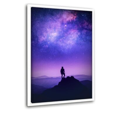 Galaxy View - Canvas with Shadow Gap