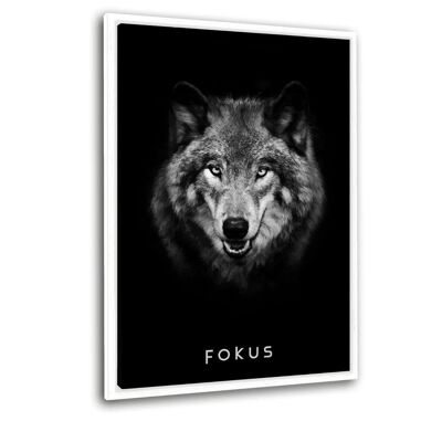 FOKUS - quadro su tela con fuga d'ombra