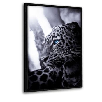 Focused Leopard - Toile avec espace d'ombre 21