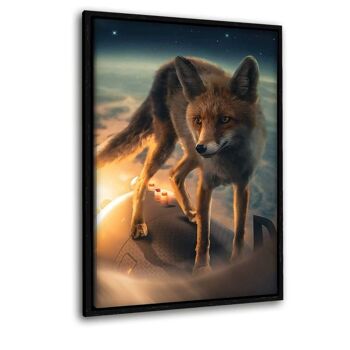 Flying Fox - tableau sur toile avec espace d'ombre 21