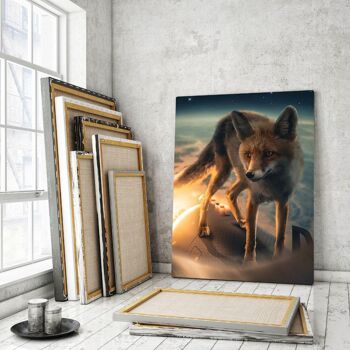 Flying Fox - tableau sur toile avec espace d'ombre 3