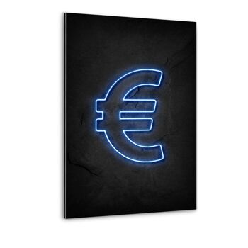Euro - néon - écran avec espace d'ombre 26