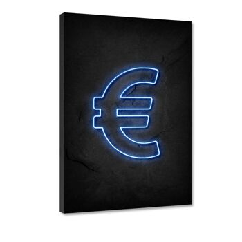 Euro - néon - écran avec espace d'ombre 24