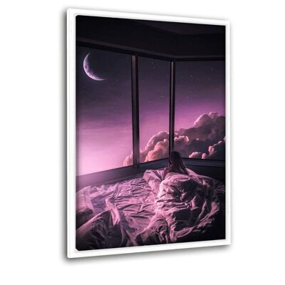 Dreamy Nights - tableau sur toile avec espace d'ombre