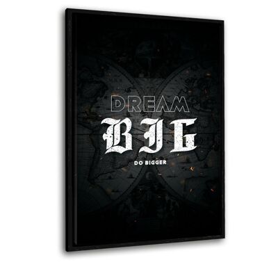 DREAM BIG - tela con fuga d'ombra