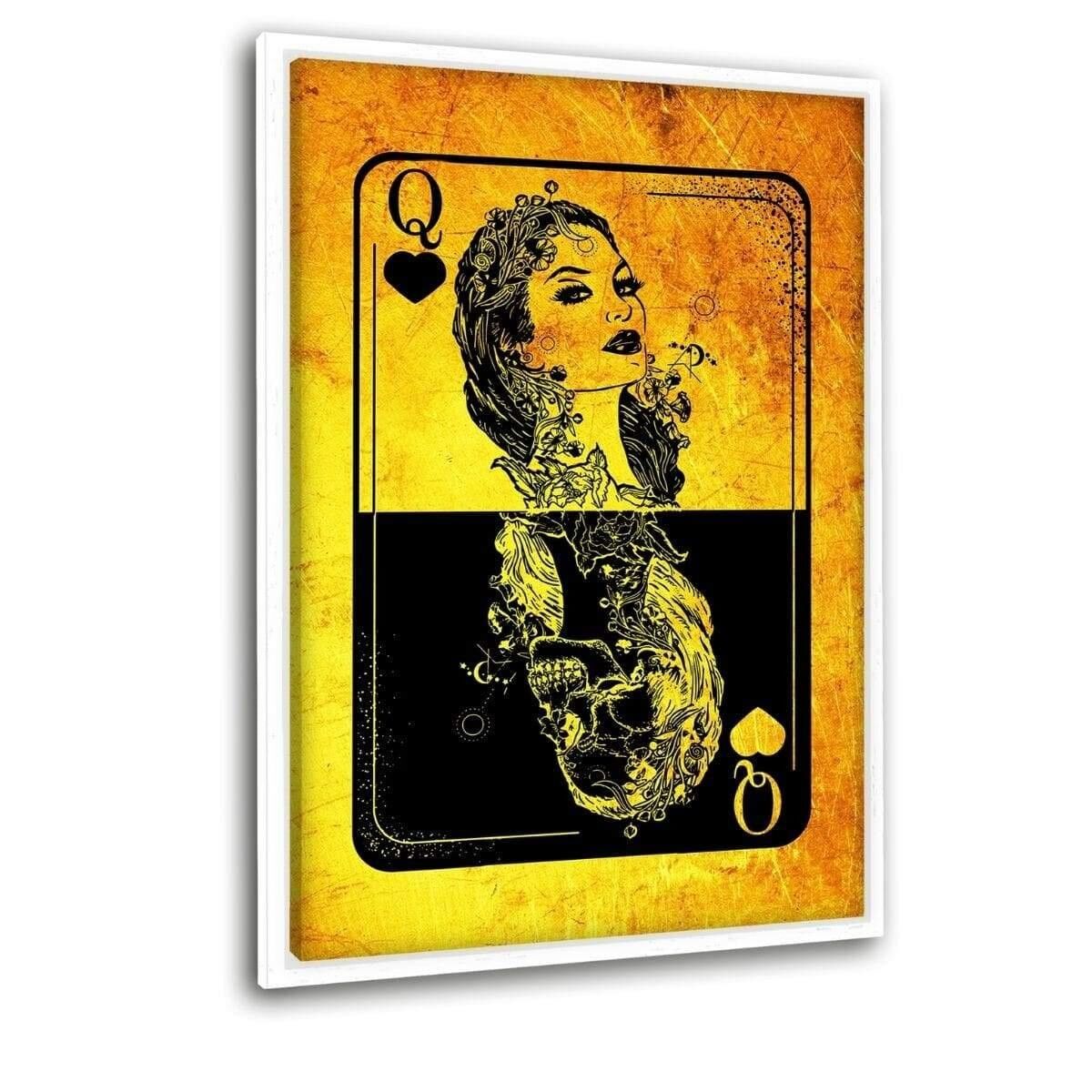 LA REGINA - quadro su tela con fuga d'ombra