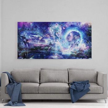 Dancing Dreams - tableau sur toile avec espace d'ombre 22