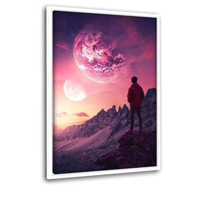 Cosmos View - Canvas with shadow gap