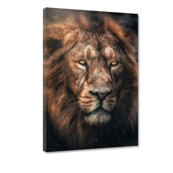 Dark Lion - Toile avec espace d'ombre 4