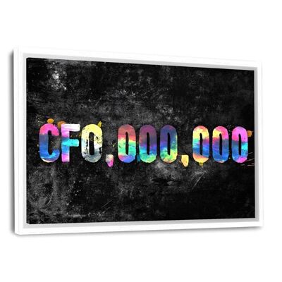 CFO.000.000 - quadro su tela con fuga d'ombra