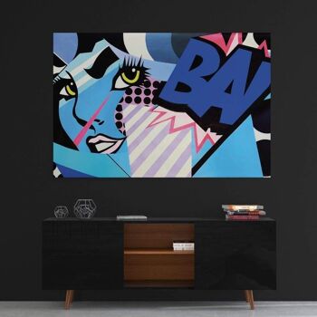 BAM - tableau sur toile avec espace d'ombre 12