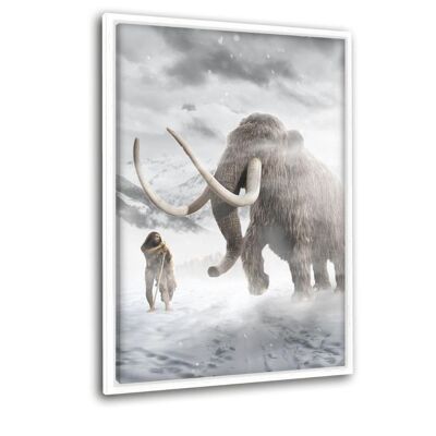 The Mammoth - Leinwandbild mit Schattenfuge