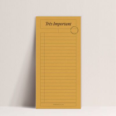 Notepad - Very Important