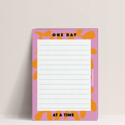 Notepad - One day at a Time
