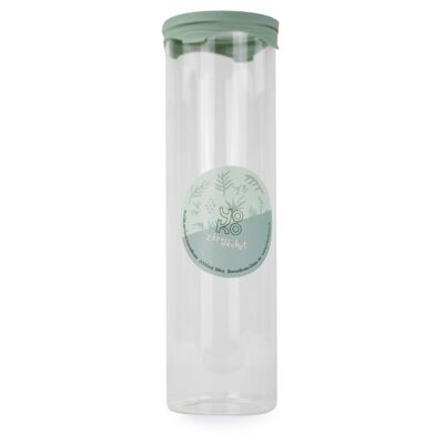 GLASS JAR WITH SILICONE LID 2000 ML