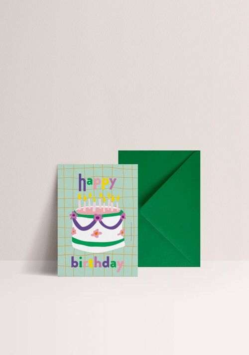 Carte - Green Birthday