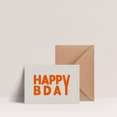 Carte - Happy Bday