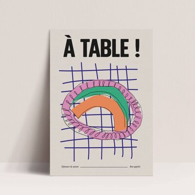 Poster - A table