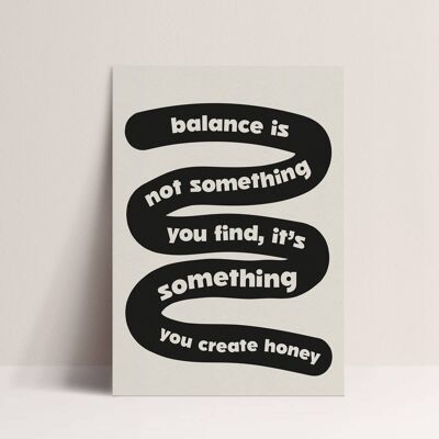 Poster - Balance