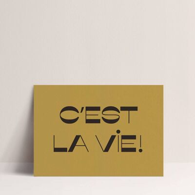 Poster - C'est la Vie