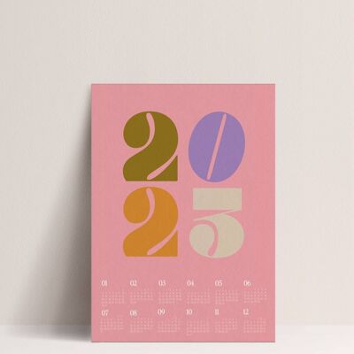 Poster - Calendrier 2023 Groovy