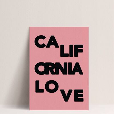 Poster - Kalifornien-Liebe