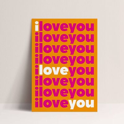 Póster - Te amo