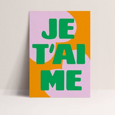 Poster - Je t'aime
