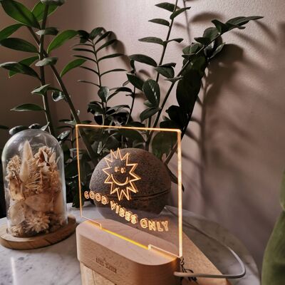 LED night light - Good Vibes Only