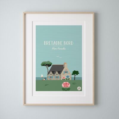 MY PARADISE - North Brittany - Poster